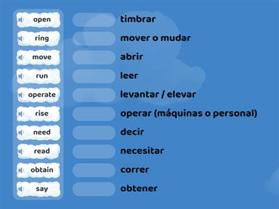 Verbs Week 1 Level 4 (present)
