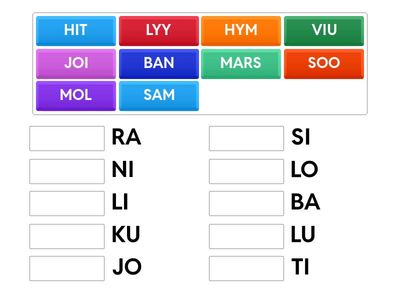 Yhdistä musiikkitavut 3
