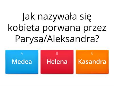 Odprawa posłów greckich - testy wiedzy