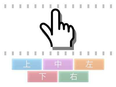 上下左右中 up down left right middle