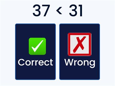 Comparing 2- to 3- Digit Numbers