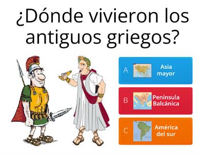 Los griegos 3° básico