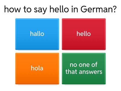 German test