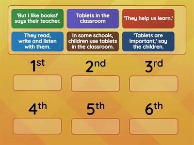 AS2 U3 Lesson 4 Reading rank order part 1 Tablets