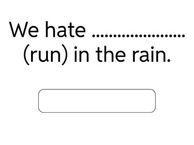 Unit 1 - Engage 2 - Gerunds