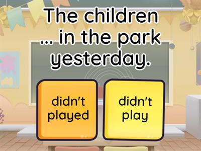 GG2 Past Simple - Negative