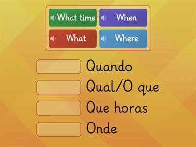 WH words - PTBR - Etapa 4º ano