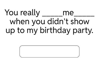 B1 Friendship Phrasal Verbs