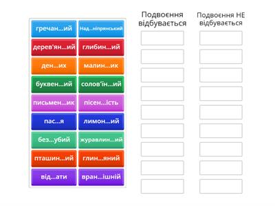 Подвоєння приголосних