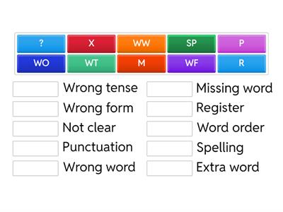 Correction code matching