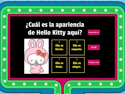 ¿Cuál es la apariencia de Hello kitty aquí?