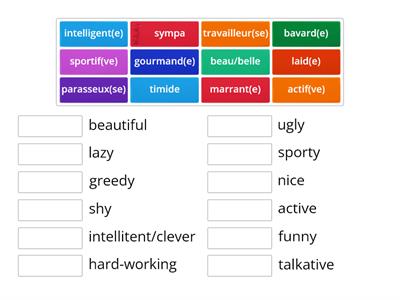 Personality - French