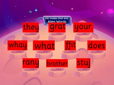 Red word or alien word