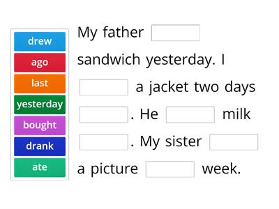 Past Simple irregular verbs