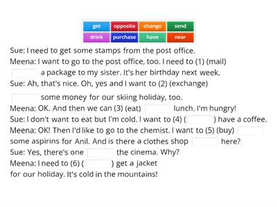 Outcomes elementary unit 3 collocations