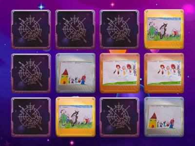 Memory  Disegni Lupo Lupetto