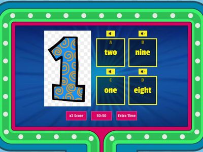Gameshow quiz: 1-12 Numbers - 342