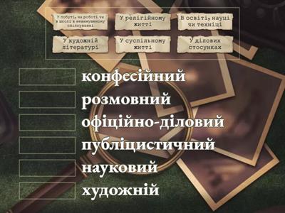 Стилі мовлення