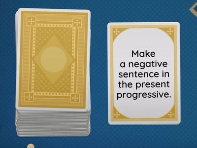 Present progressive Jenga