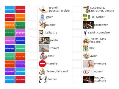  irregular verbs 3e de FIGHT à KNOW