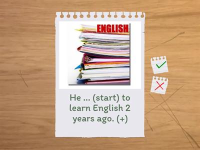 past simple regular (+, - , ?)