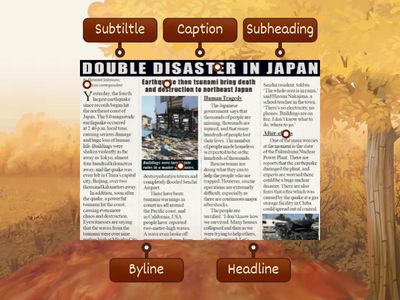 Double disaster in japan