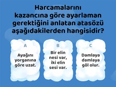 ATASÖZLERİ TEST