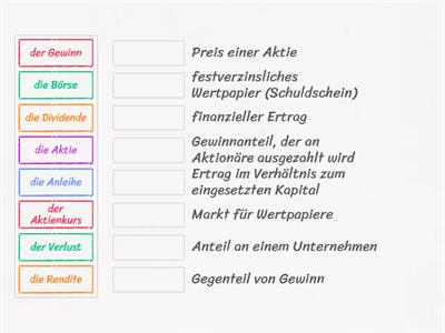 DaF im Unternehmen B2 L13 Börse