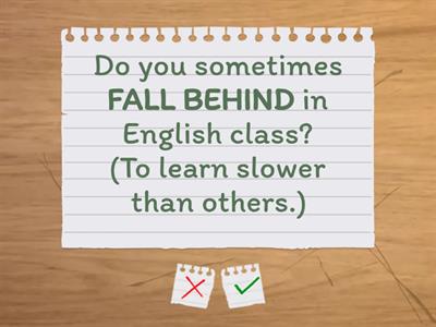 Phrasal Verb Questions ESL