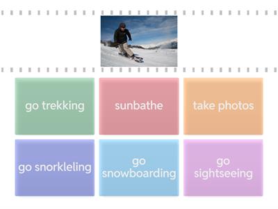 Complete Preliminary - Unit 4 - Holiday activities FLASHCARDS