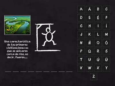 El ahorcado de las civilizaciones 7mo básico ALMONDALE VALLE