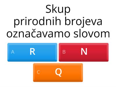 Kviz- djeljivost prirodnih brojeva