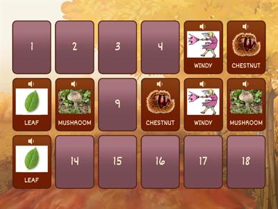 AUTUMN MEMORY GAME