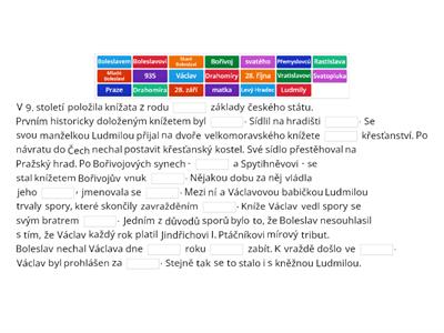 Počátky českého státu - první Přemyslovci