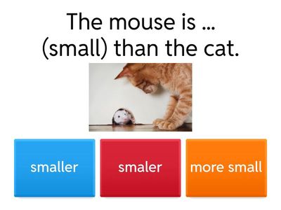 Comparative adjectives