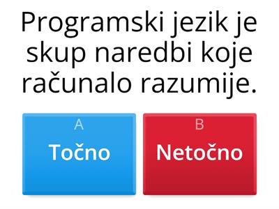 Programiranje - ponavljanje