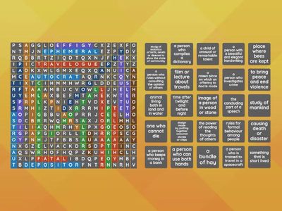 One Word Substitution