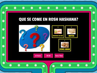 PREGUNTAS DE ROSH HASHANA 