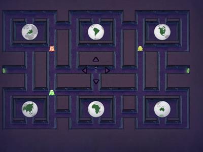 Map: Continents & Oceans