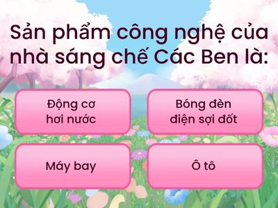 TRẮC NGHIỆM MÔN CÔNG NGHỆ