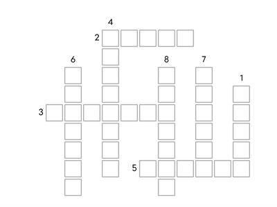Мой дом - кроссворд