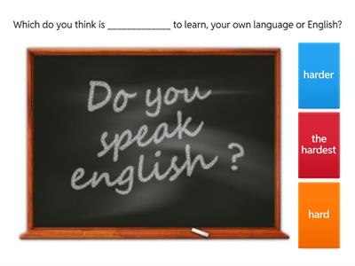 Comparative and Superlative