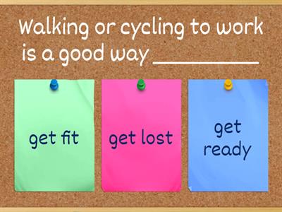 Vocabulary: Progress check unit 8 (Pre intermediate)