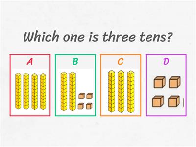 Tens quiz Grade 1 