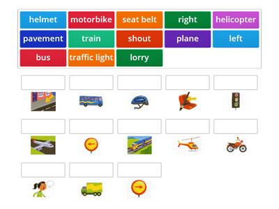 Ac. S. 2 Unit 6 vocabulary (transport)