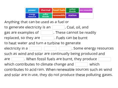 Energy Resources