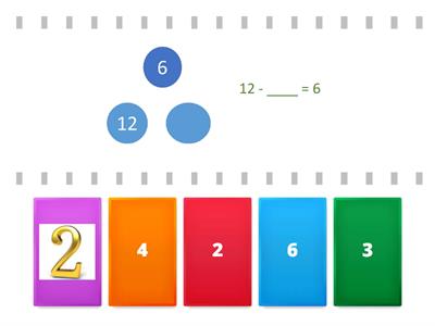 Number Bonds Subtraction