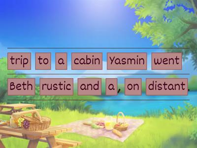 VC/CV Scramble Sentences Story