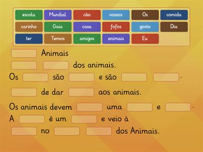 Texto da Semana 2 - OS ANIMAIS