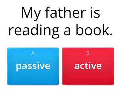 Passive or Active voice?